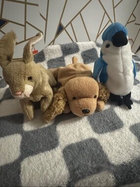 Ty vintage (rocket’98 spunky, nibbly ‘99) bundle #2